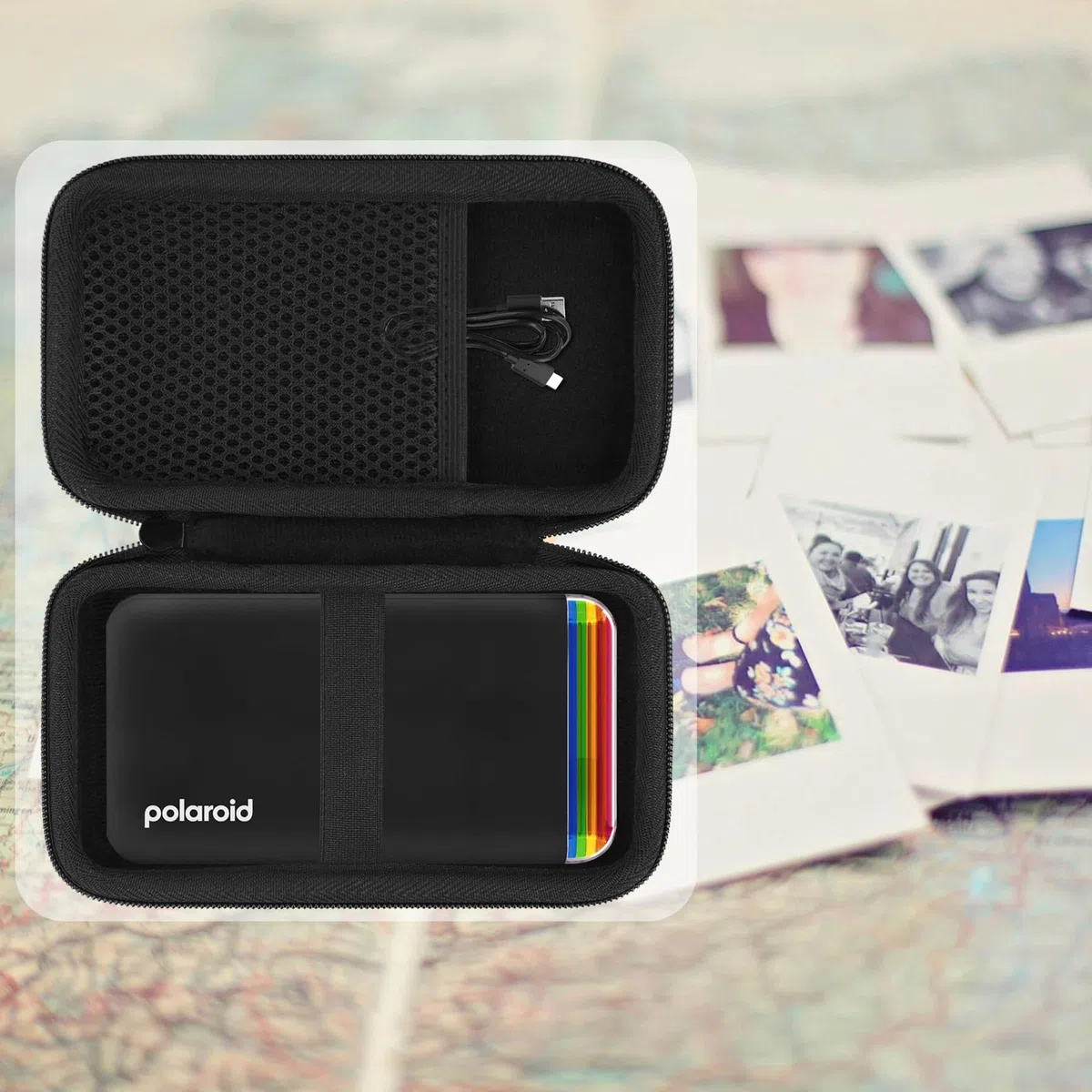 Aenllosi Custodia Dura di Stoccaggio Compatibile con i Polaroid Hi-Print - 2nd Generation Printer,Polaroid Bluetooth Stampante Borsa.(Solo Custodia)