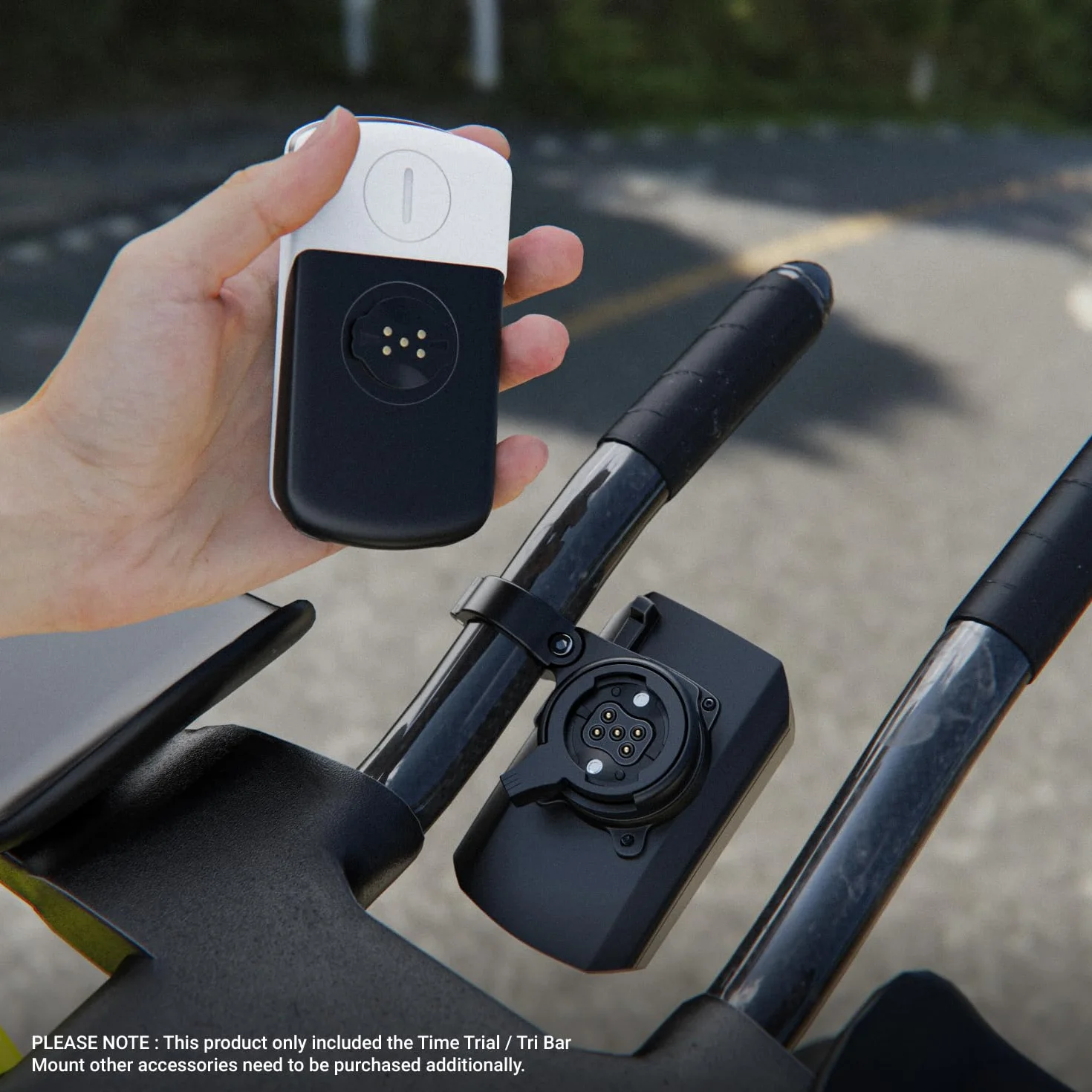 TUSITA Time TrialTri Supporto per Manubrio Compatibile con Garmin Edge GPS Computer per Bici