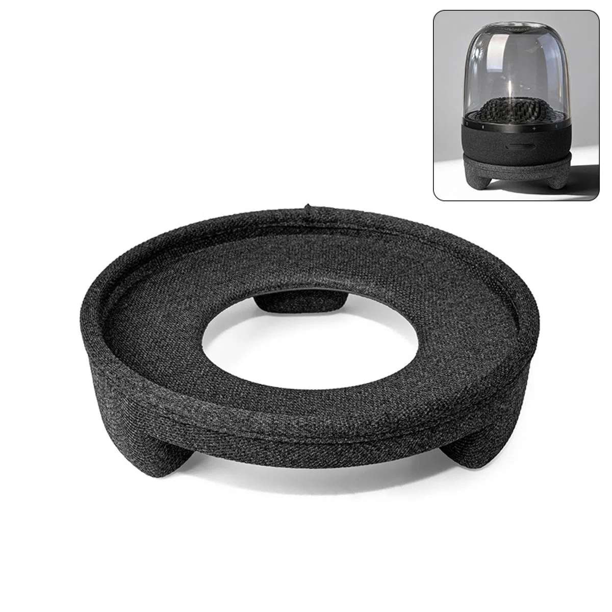 Supporto per altoparlante da tavolo per Harman Kardon Aura Studio 5/4/3 e SoundSticks 5/4, base di montaggio da tavolo in EVA (nero)
