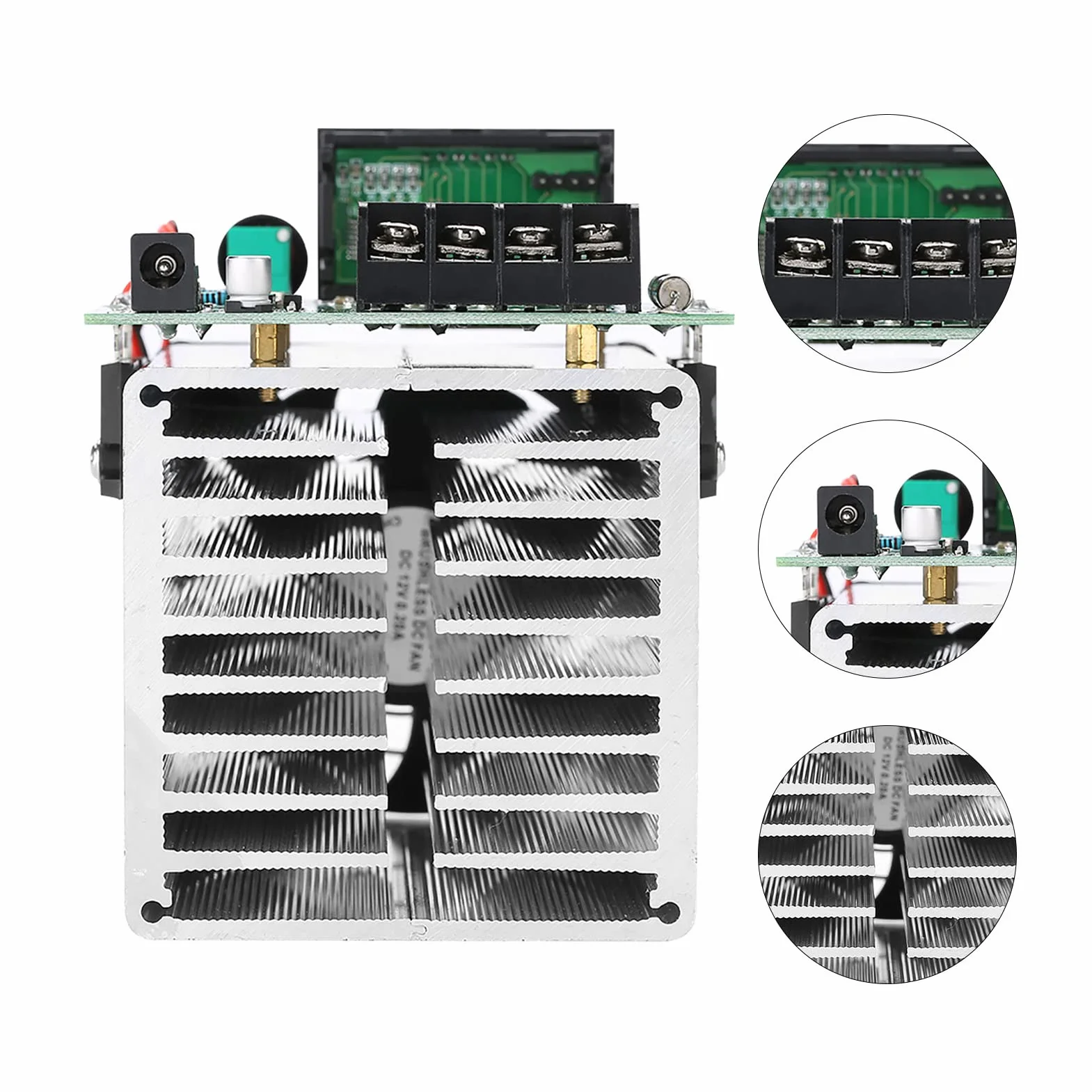 Modulo di Carico Elettronico DC 12V 0-20A 250W - Tester Capacità Batteria con Monitor di Scarica a Corrente Costante per Test e Burn-in Schede