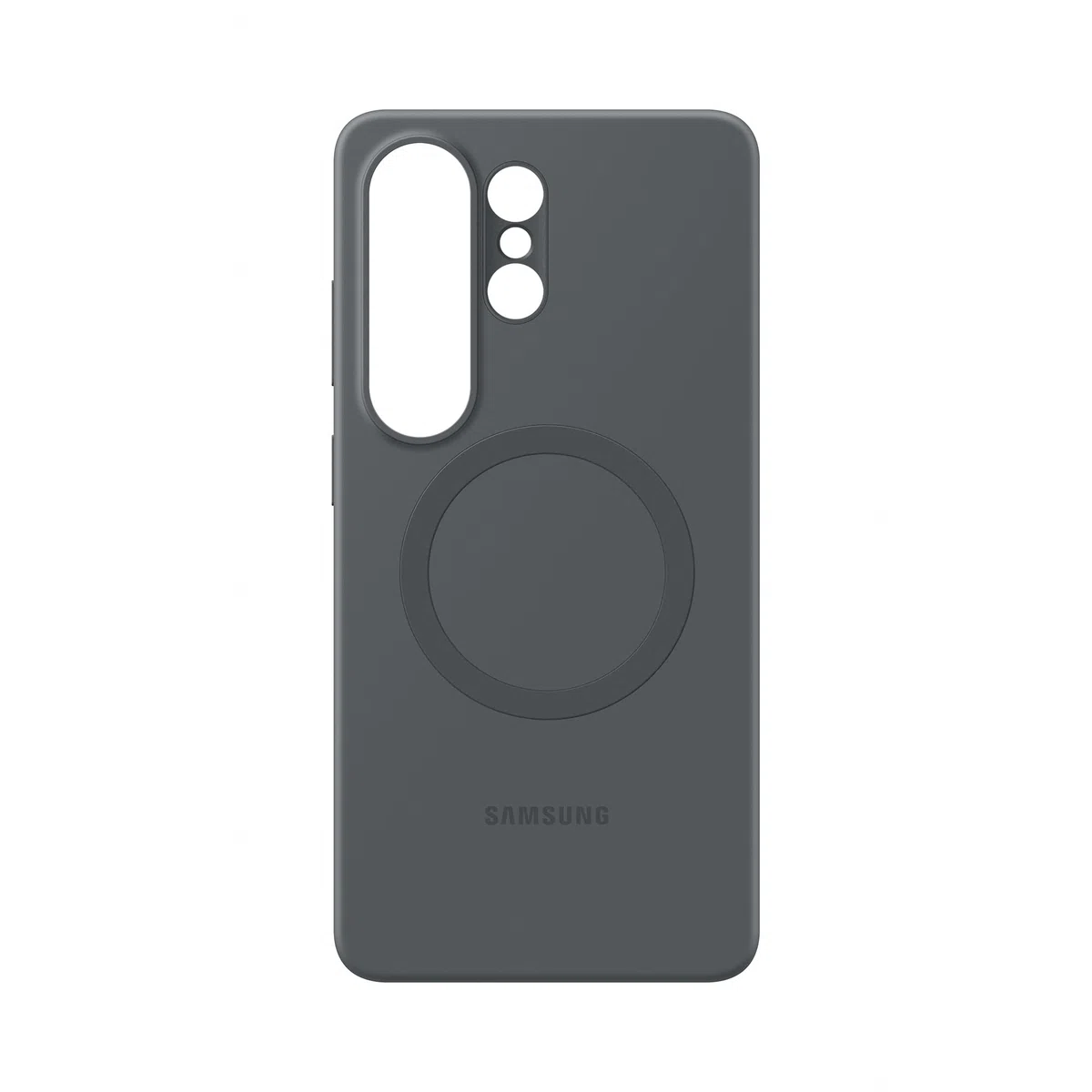 Samsung Silicone Magnet Case cover magnetica in silicone con tecnologia Magnetic Power Profile Galaxy S26 Ultra, Black